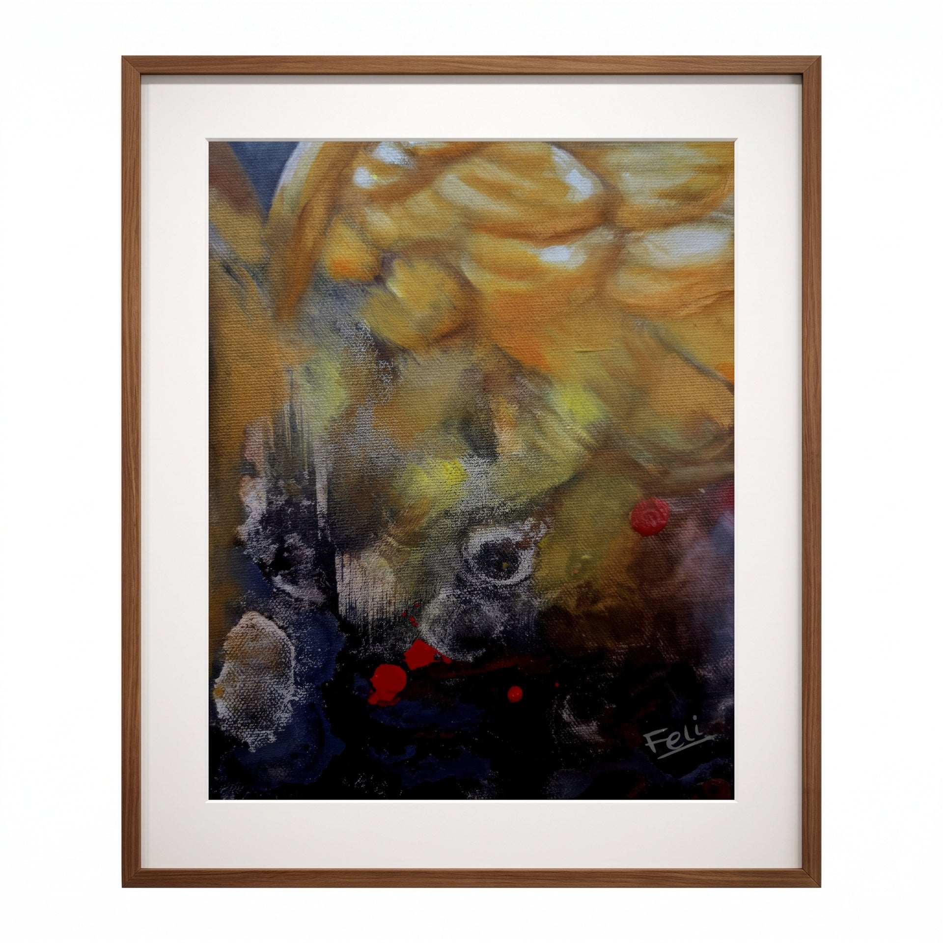 My Wings Art Print |  Abstract Realism Wall Art |  Fine Art Print |  Living Room Bedroom Decor