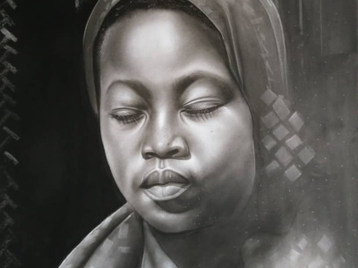 Painting by Kevin Njowe